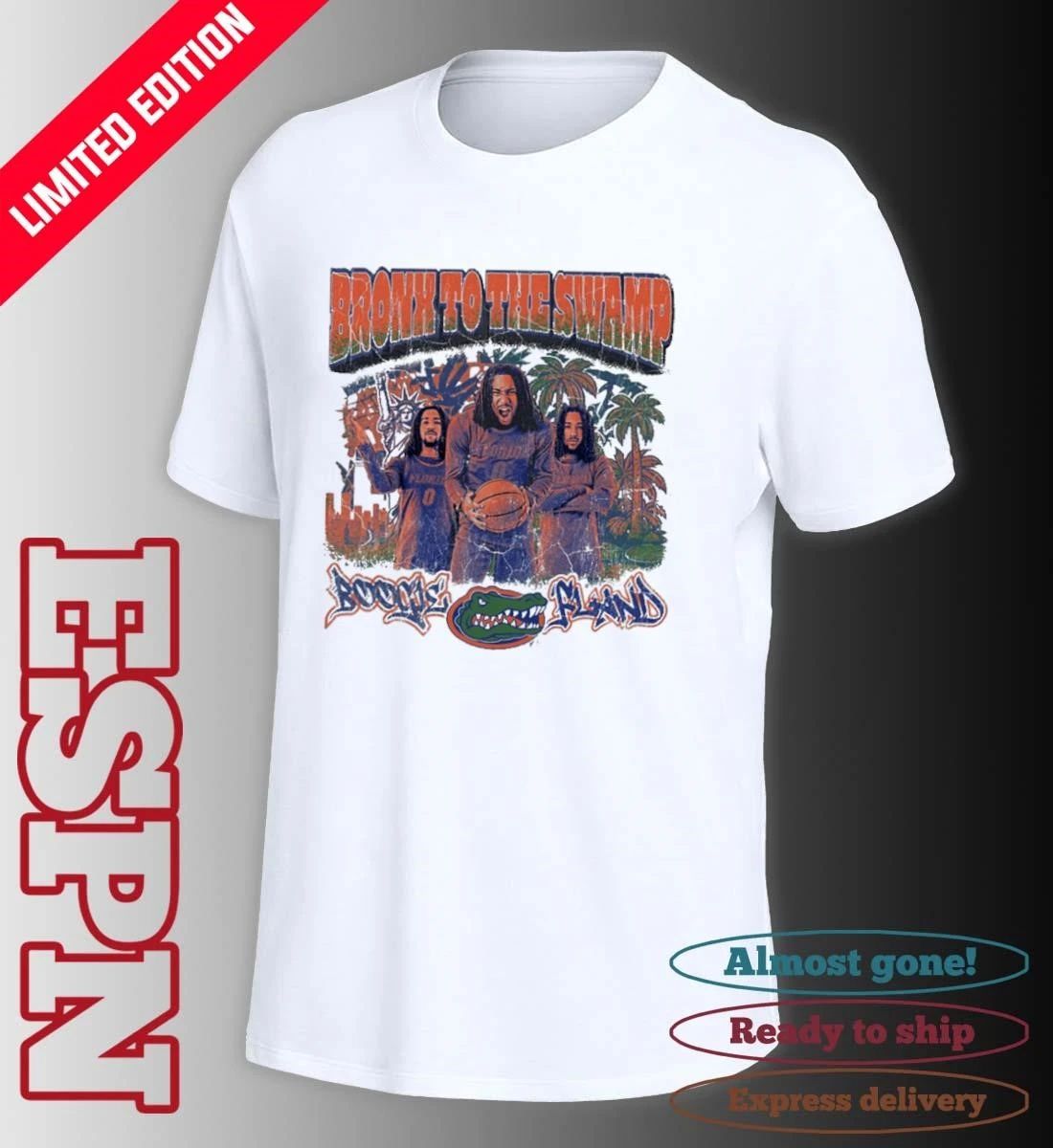Florida Gators Men’s Basketball Bronx To The Swamp Shirt