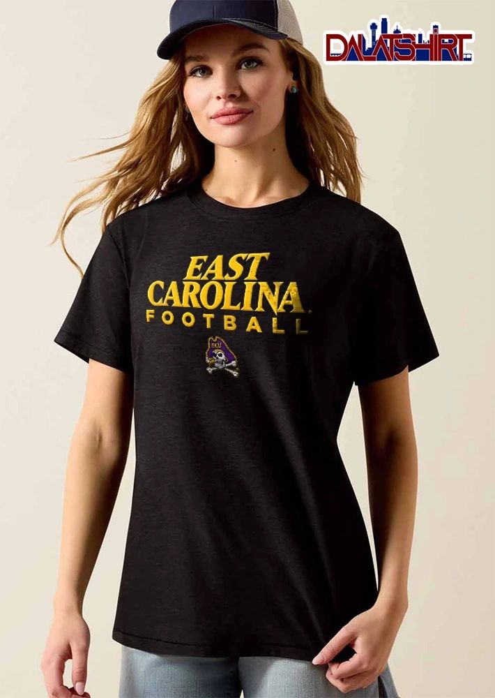 East Carolina Pirates NCAA Football Skull Crossbones Mascot Logo shirt