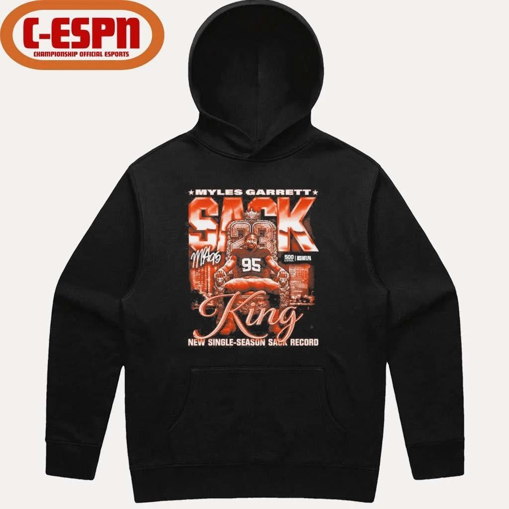 Myles Garrett Cleveland Sack King T-Shirt