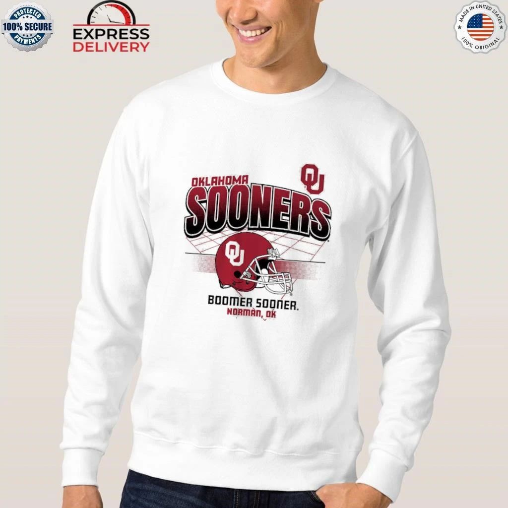 Oklahoma Football Helmet Grid Shirt