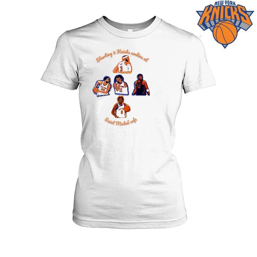New York Knicks Starting Five Basketball Roster 2026 NBA Finals Shirt