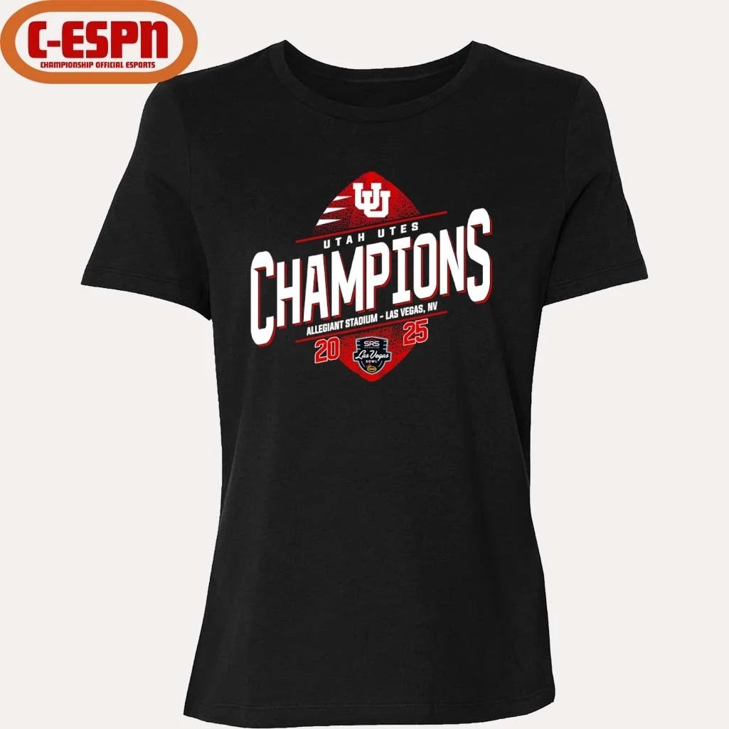 Utah Utes SRS Distribution Las Vegas Bowl Champions T-shirt