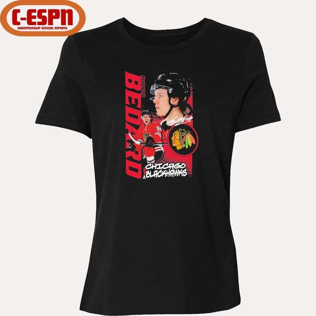 Connor Bedard Chicago Blackhawks Vintage Playmaker T-Shirt