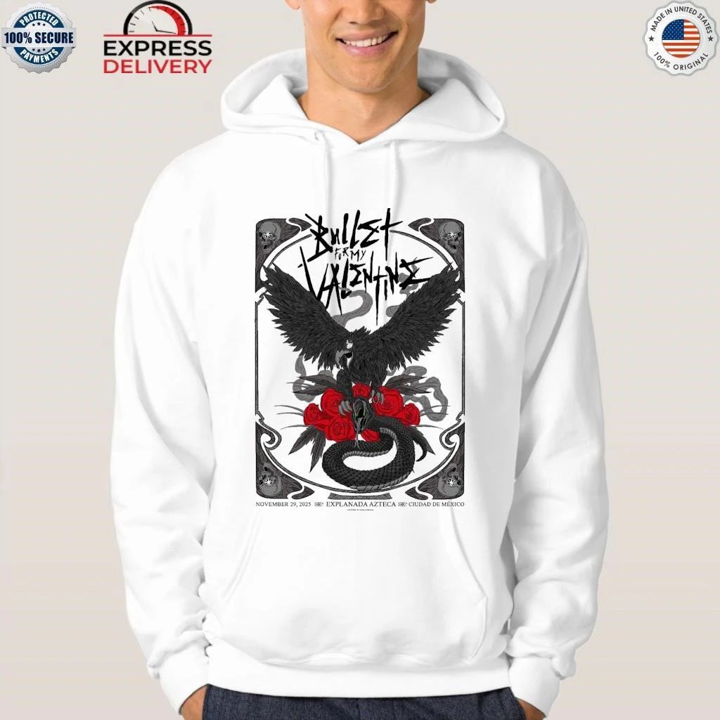 Bullet For My Valentine Ciudad De Mexico 2025 At Explanada Azteca On November 29 2025 Shirt