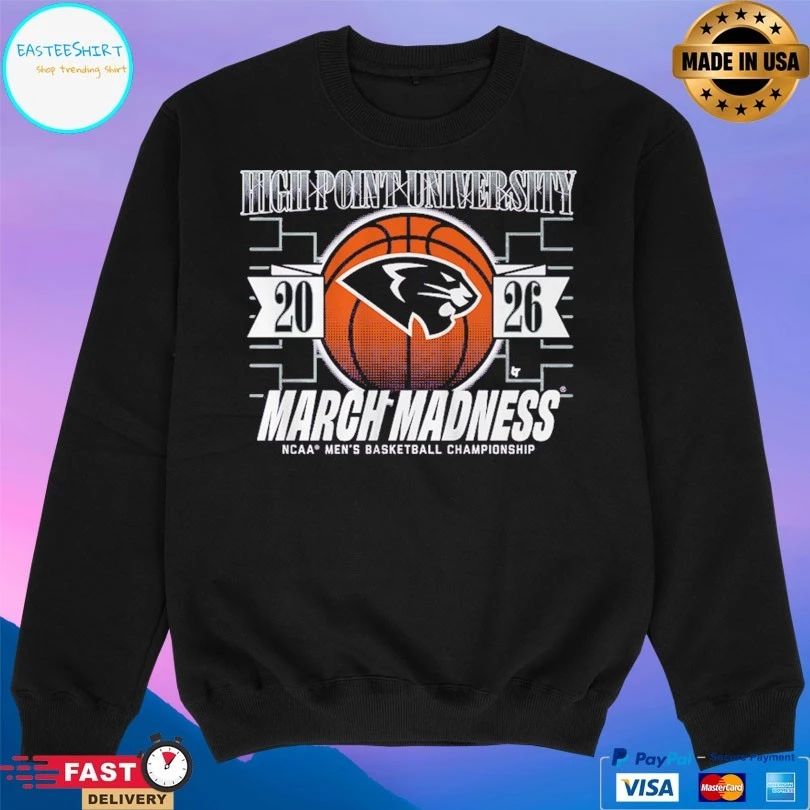 High Point University Panthers Mbb 2026 March Madness Ncaa Men’s Basketball Championship T-shirts