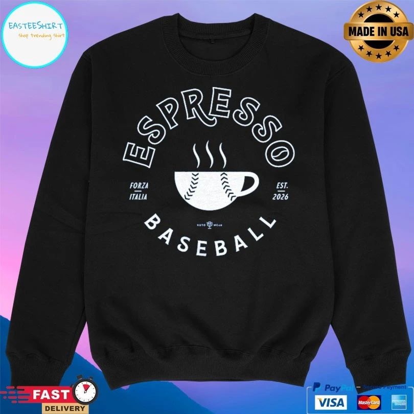 Espresso Baseball Forza Italia Est 2026 T-shirts