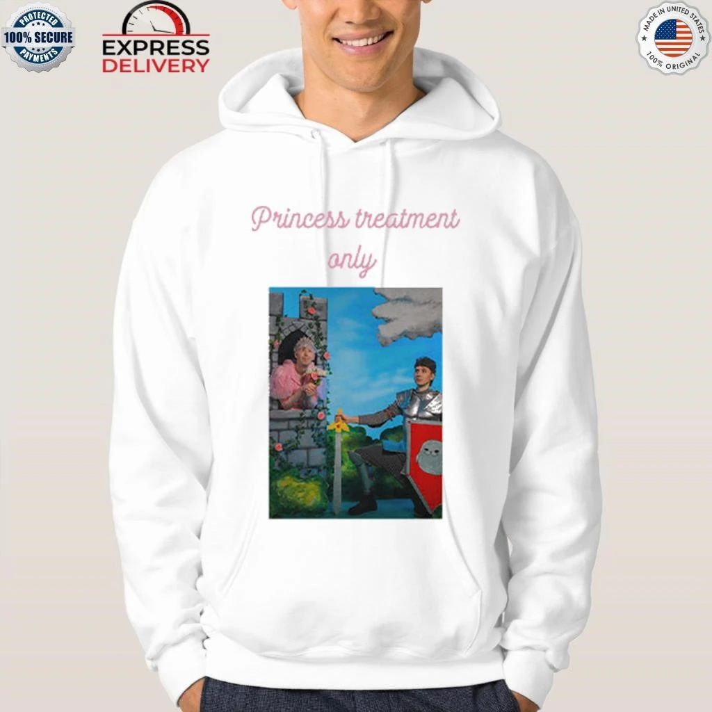 Dan Howell And Phil Lester Princess Treatment Only Shirt