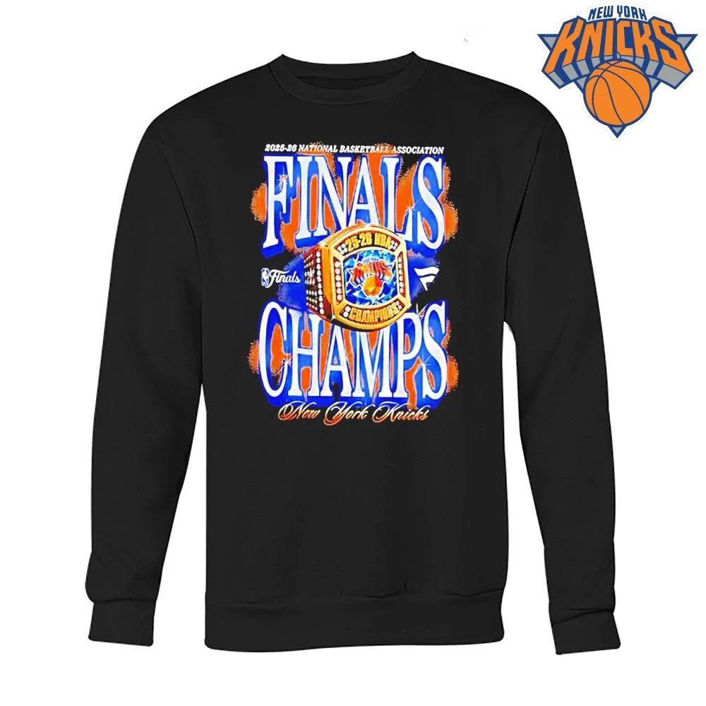 New York Knicks 2026 Nba Finals Champions Ring Shirt