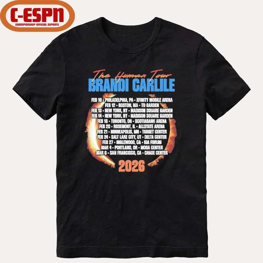 Brandi Carlile The Human Tour 2026 T-Shirt