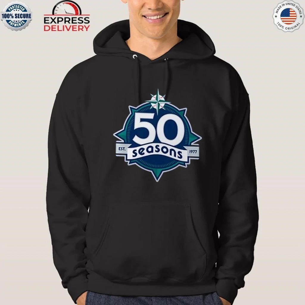 Seattle Mariners 50 Seasons Celebrate 1977 2026 Shirt
