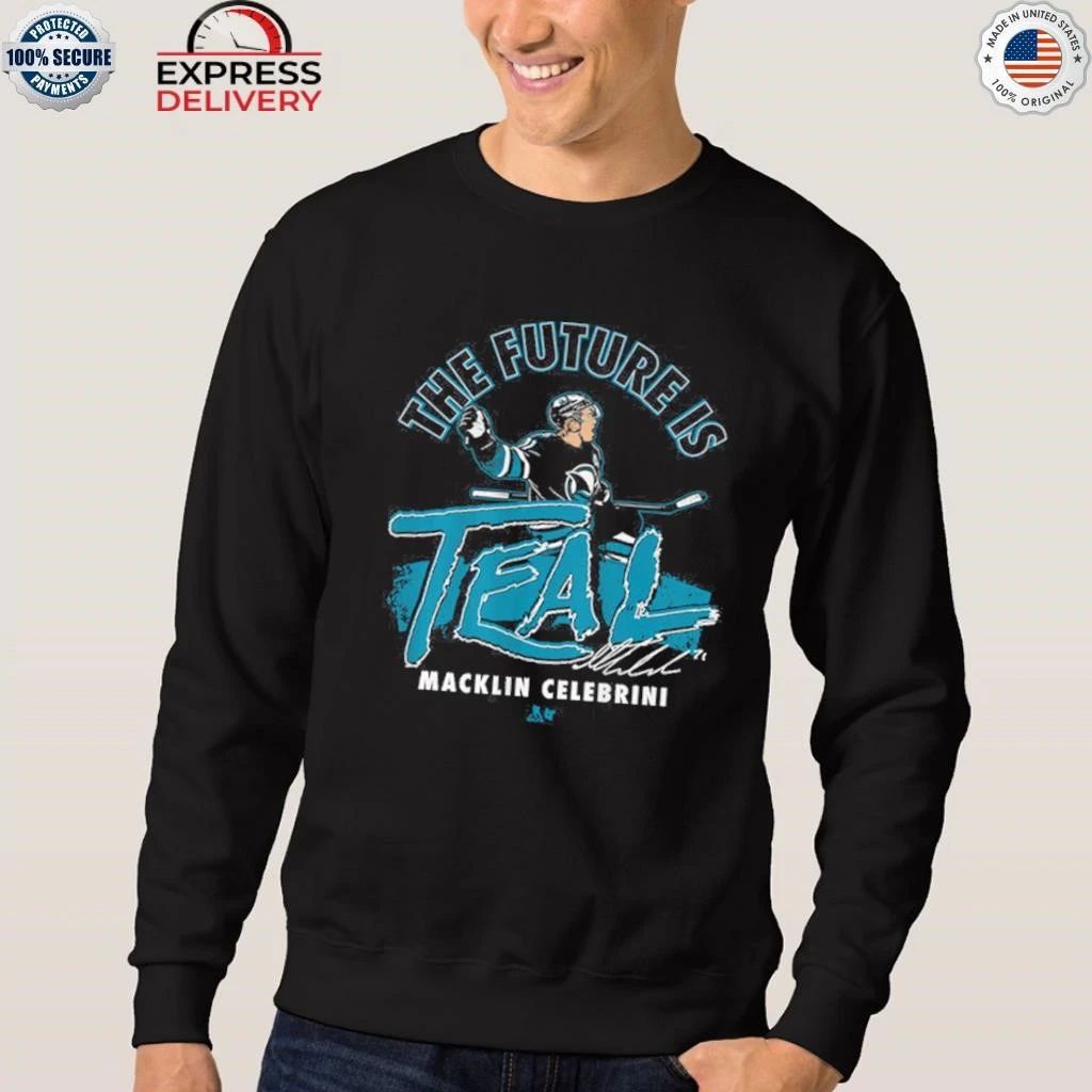 Macklin Celebrini The Future Is Teal Shirt