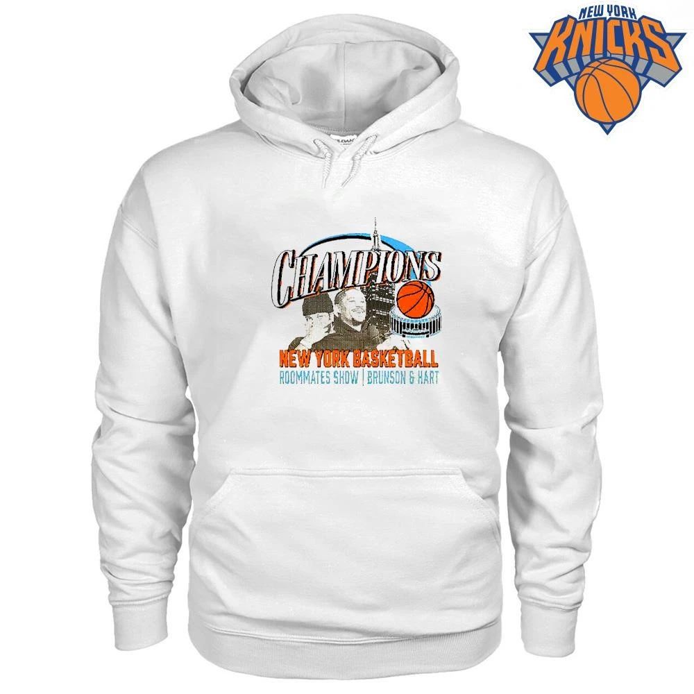 New York Knicks Champions NBA 2026 Roommates Show Brunson Hart Basketball Shirt