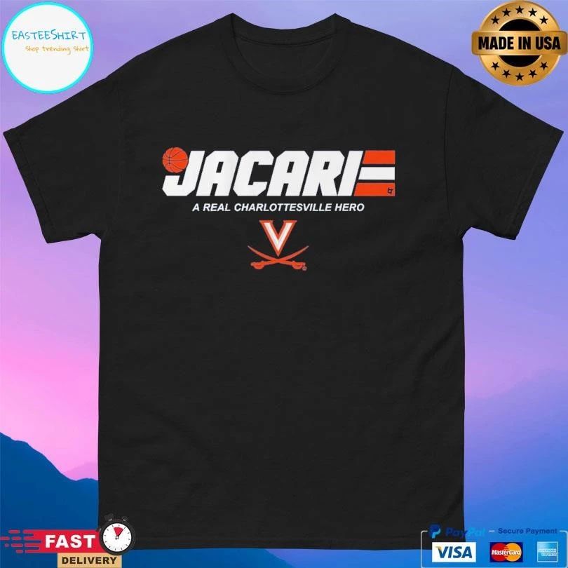 UVA Basketball Jacari White A Real Charlottesville Hero T-shirts