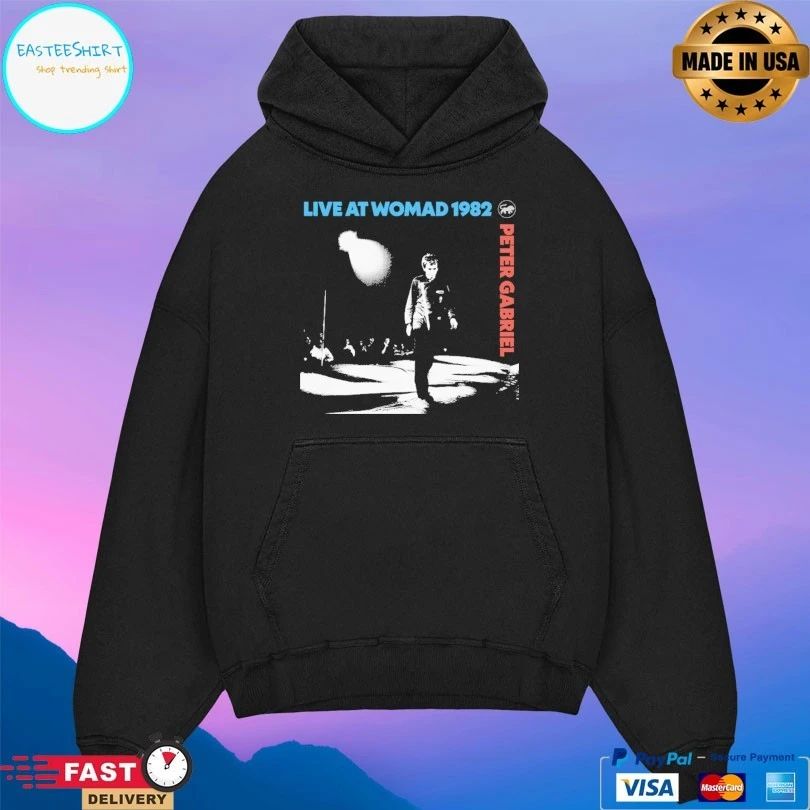 Live At Womad 1982 Peter Gabriel T-shirts