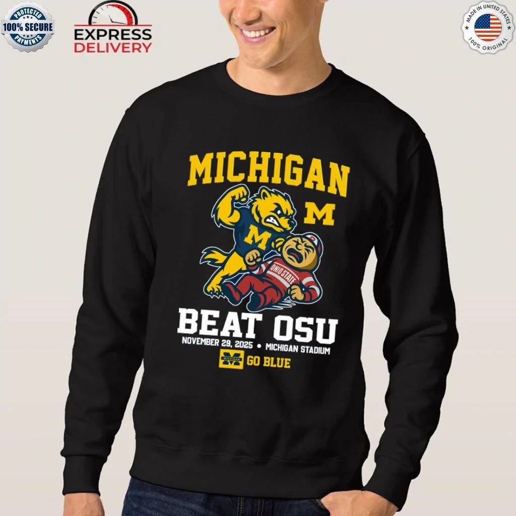 Michigan Beat Osu Go Blue Shirt