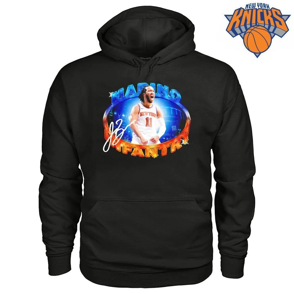 New York Knicks Jalen Brunson Malino Infantry Madison Square Garden Signature Graphic Vintage Retro Basketball NBA Finals 2026 Shirt