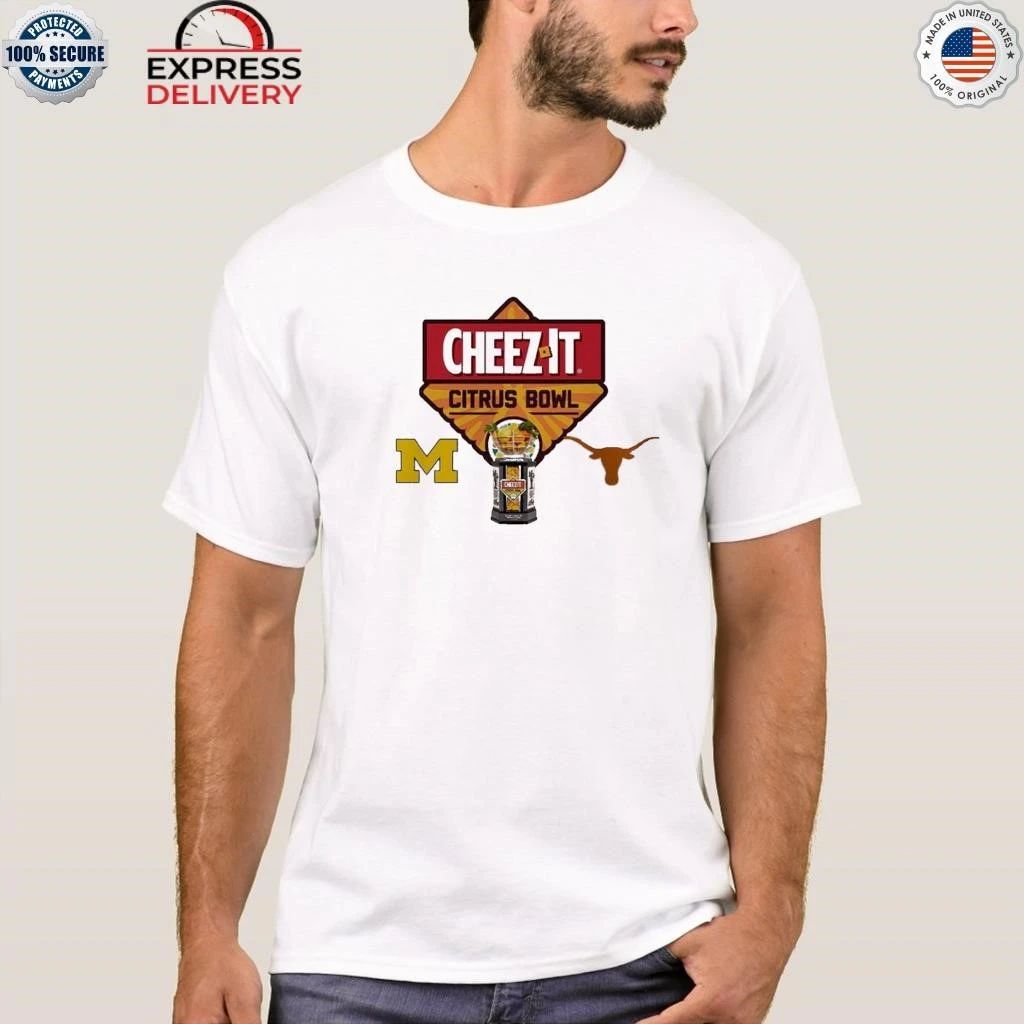 Cheez-It Citrus Bowl Matchup Michigan Wolverines Vs Texas Longhorns 2025-26 On December 31 2025 Shirt