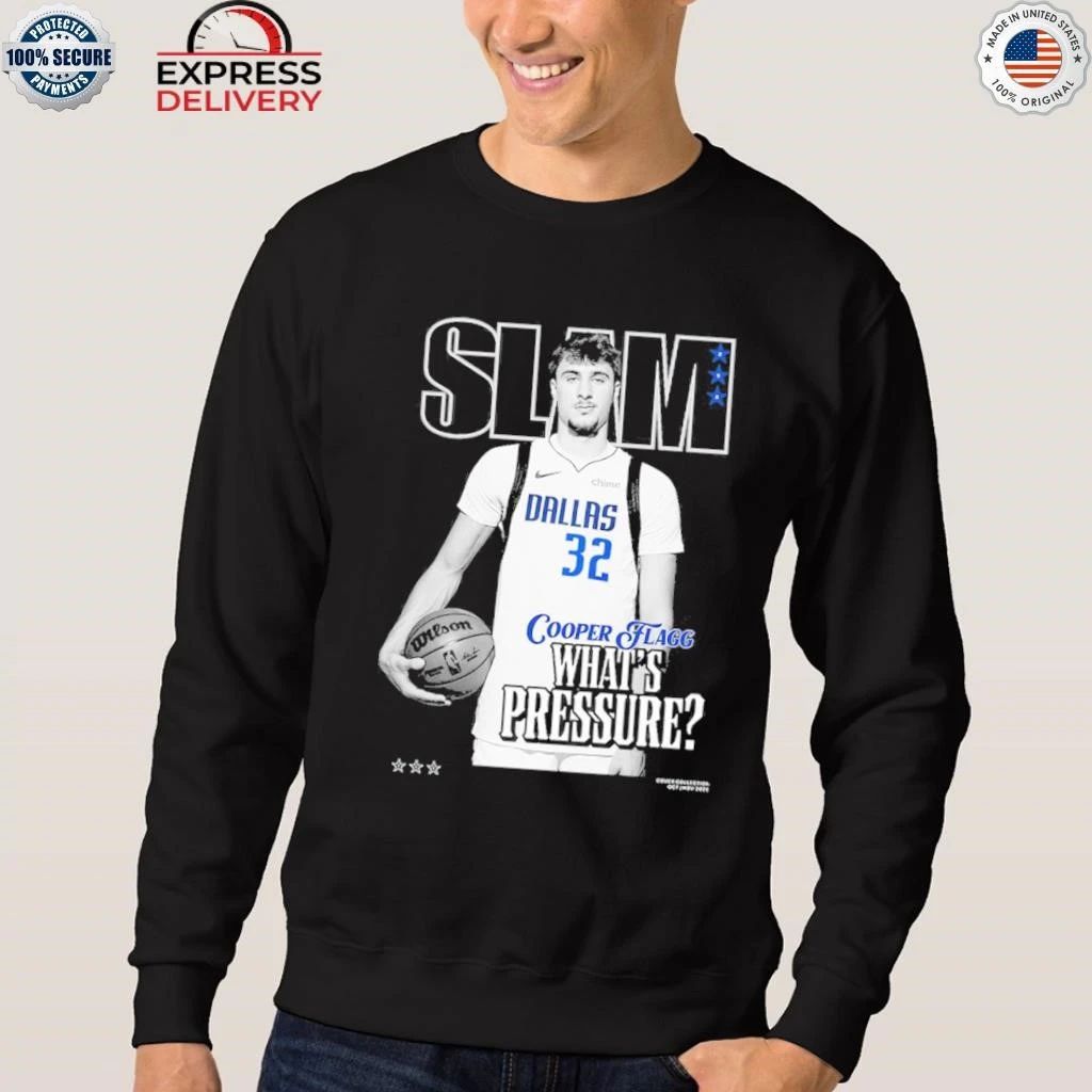 Cooper Flagg Dallas Mavericks SLAM Cover Shirt