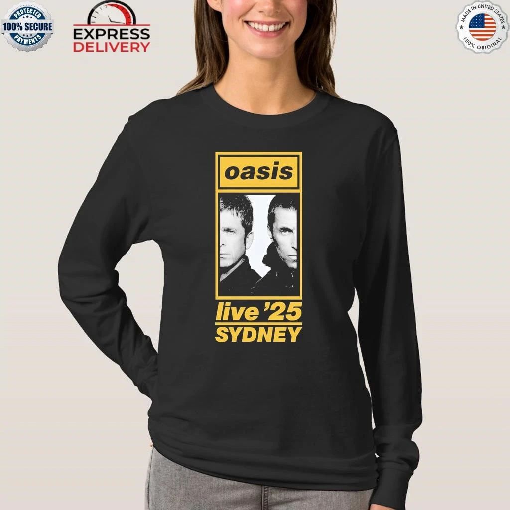 Oasis Live 25 Tour Sydney Australia 2025 Night 2 At Accor Stadium On November 8 Shirt