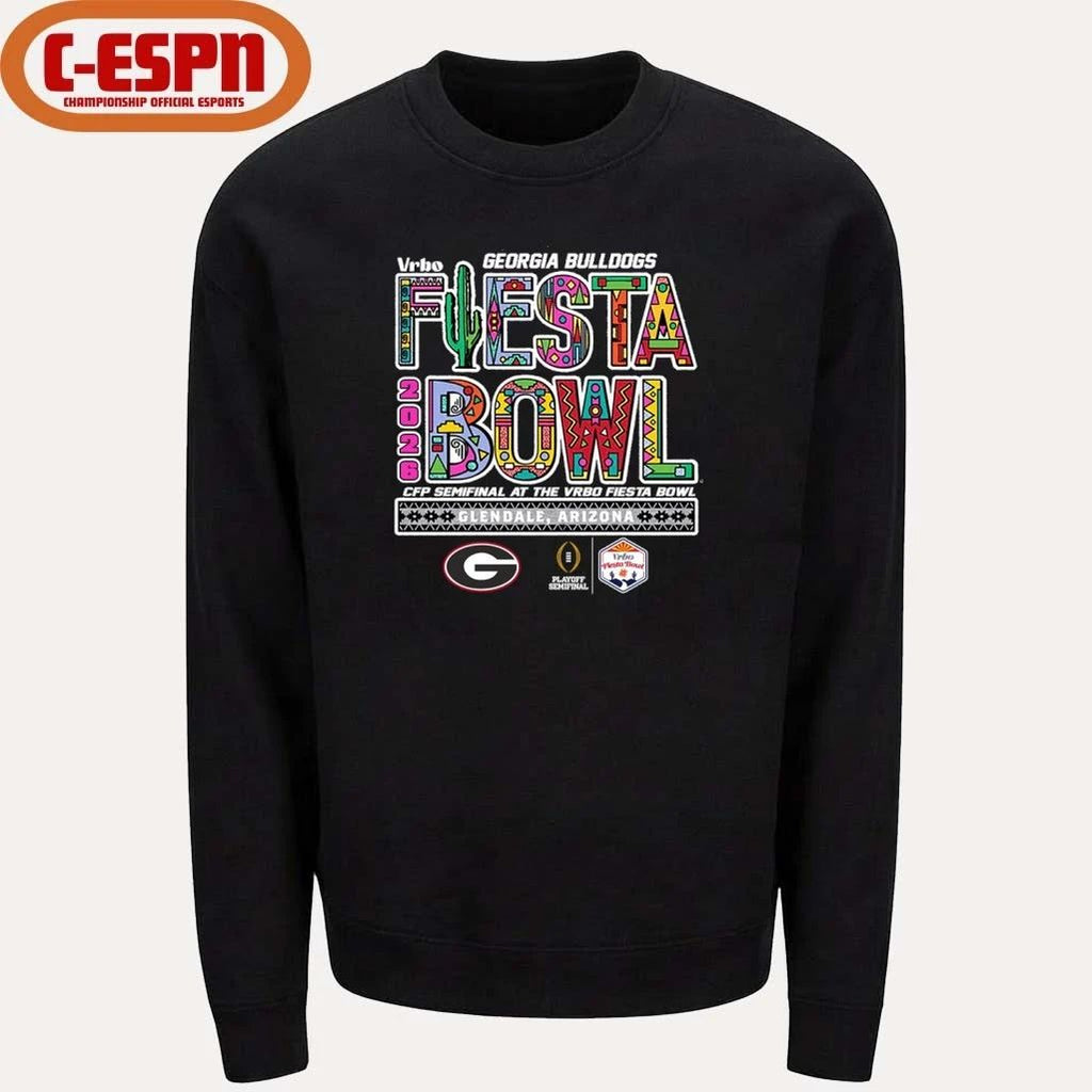 Georgia Bulldogs CFP Semifinal At The Vrbo Fiesta Bowl 2026 Shirt