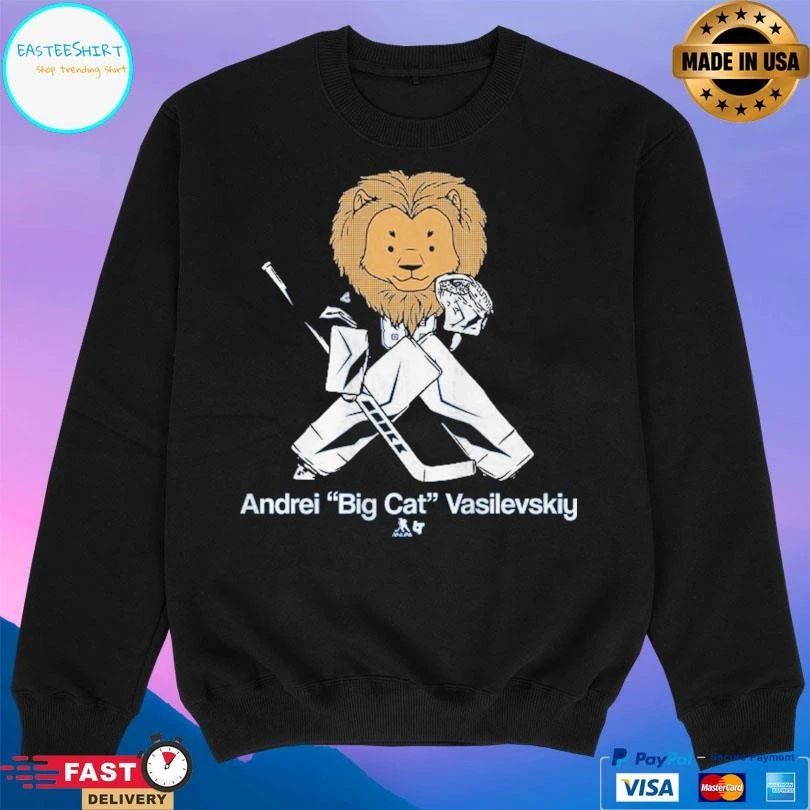 Tampa Bay Lightning Andrei Vasilevskiy Big Cat Guy T-shirts