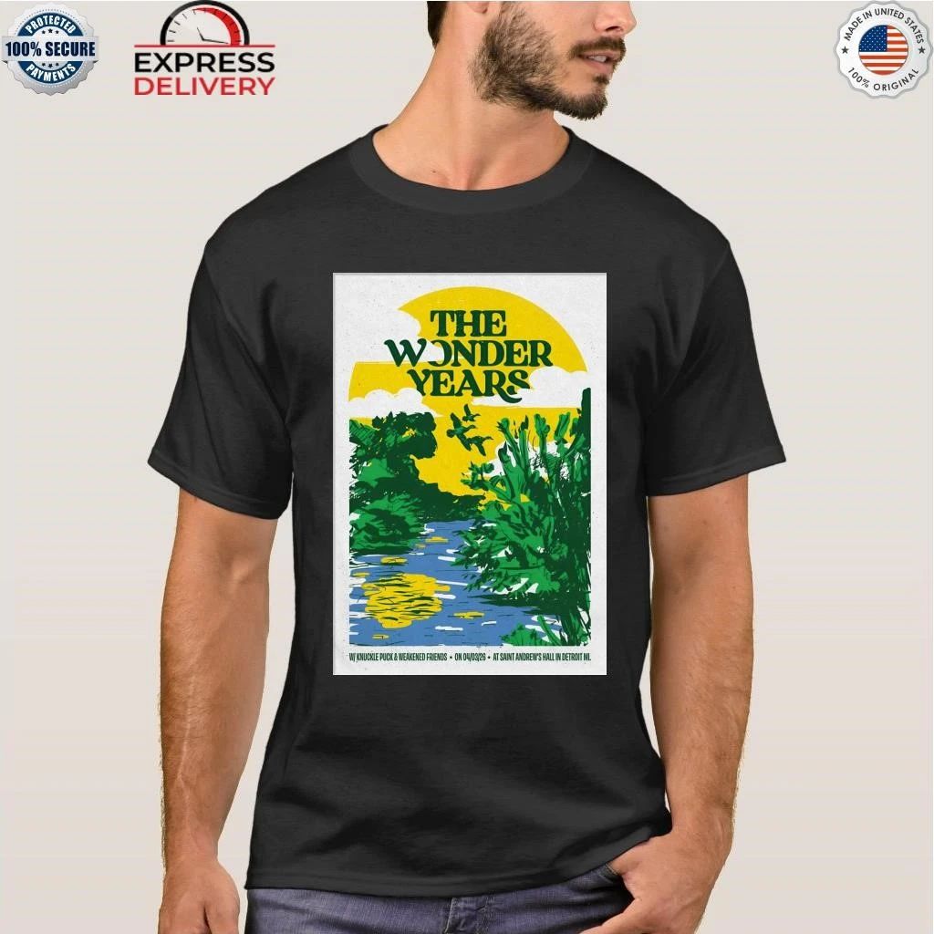 The Wonder Years Detroit MI On Apr 3 2026 Tour Shirt