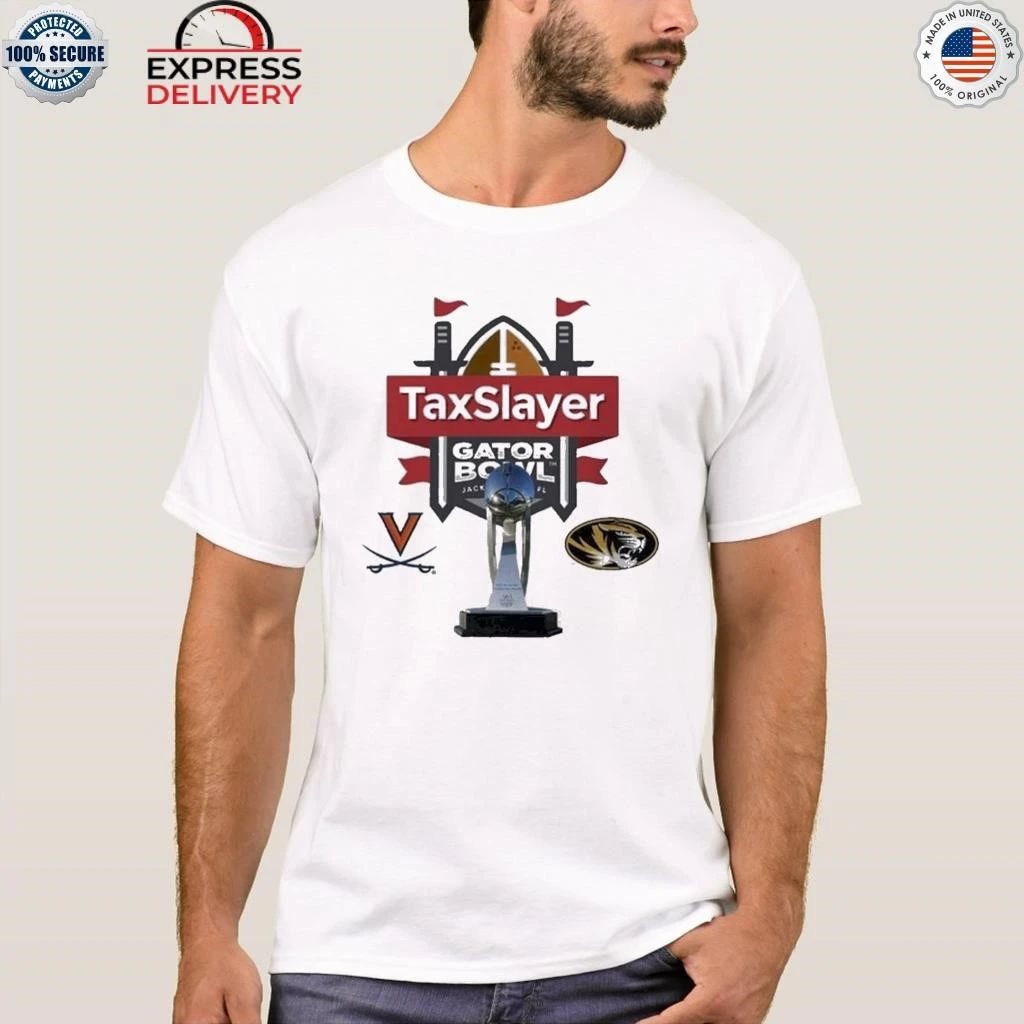 TaxSlayer Gator Bowl December Matchup Virginia Cavaliers Vs Missouri Tigers 2025-26 On December 27 2025 Shirt