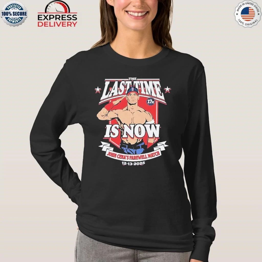 John Cena The Last Time Is Now Farewell Match in Washington DC Dec 13 2025 Shirt