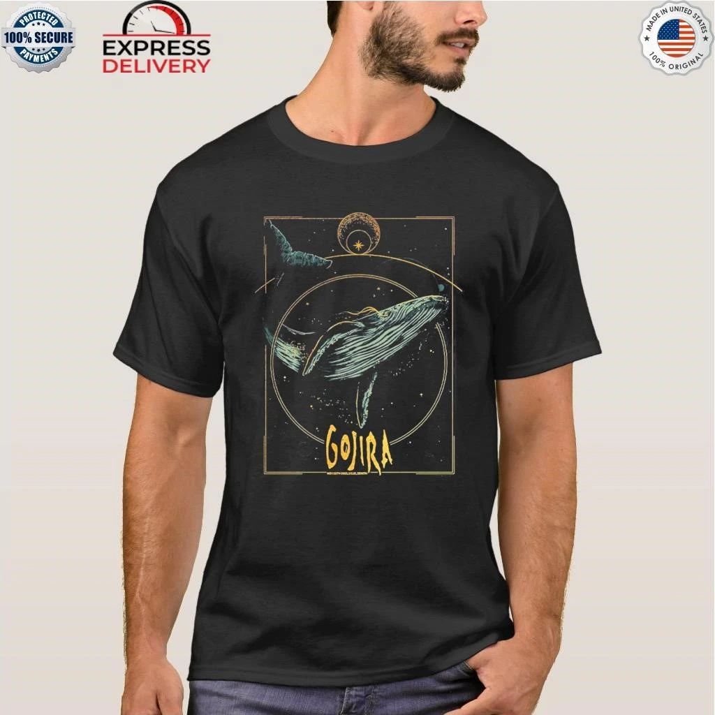 Gojira Lille France 2025 At Zenith of Lille On November 28 2025 The Whale Art Shirt