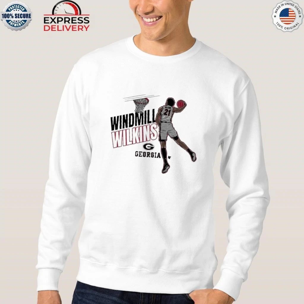 Georgia Basketball Windmill Jake Wilkins Shirt
