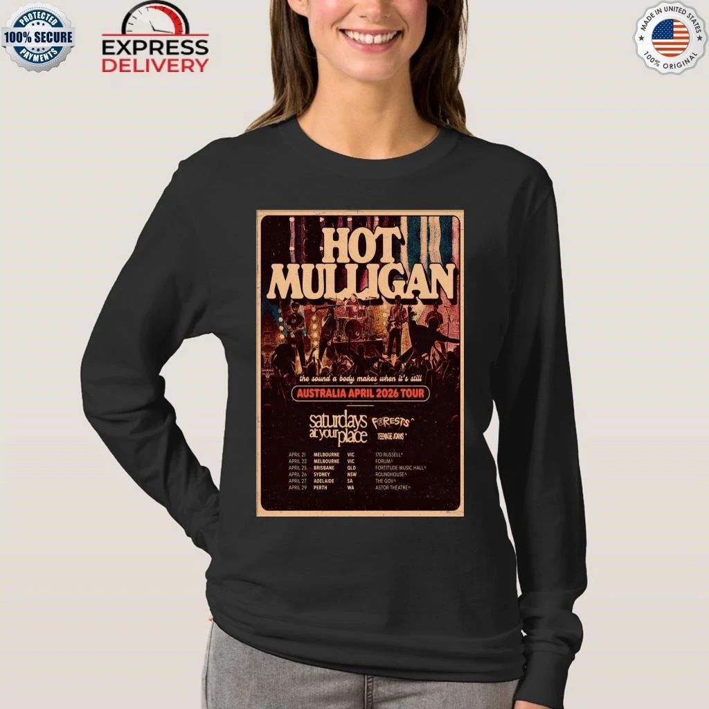Mulligan Tour AUS April 2026 Shirt