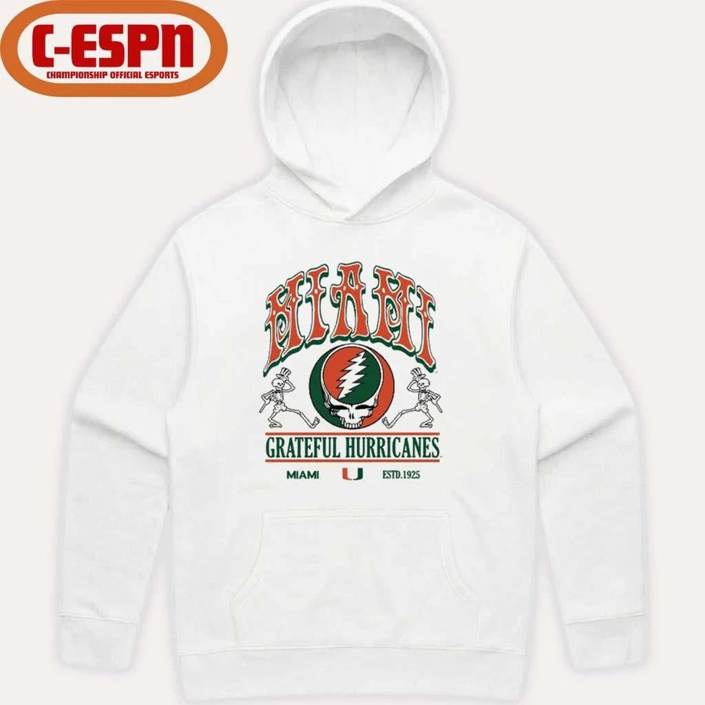 University Of Miami X Grateful Hurricanes Shirt