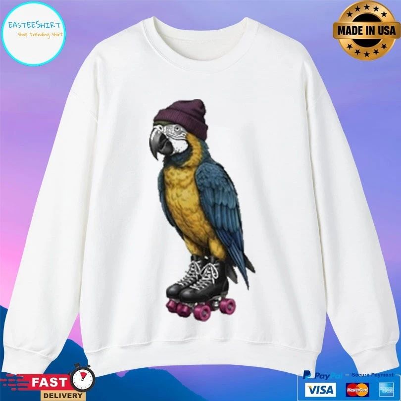 Roller Skating Parrot T-shirts