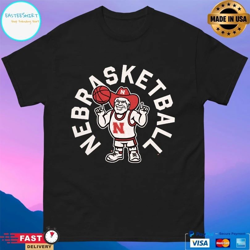 Nebrasketball Nebraska Cornhuskers Men’s Basketball Herbie Husker T-shirts