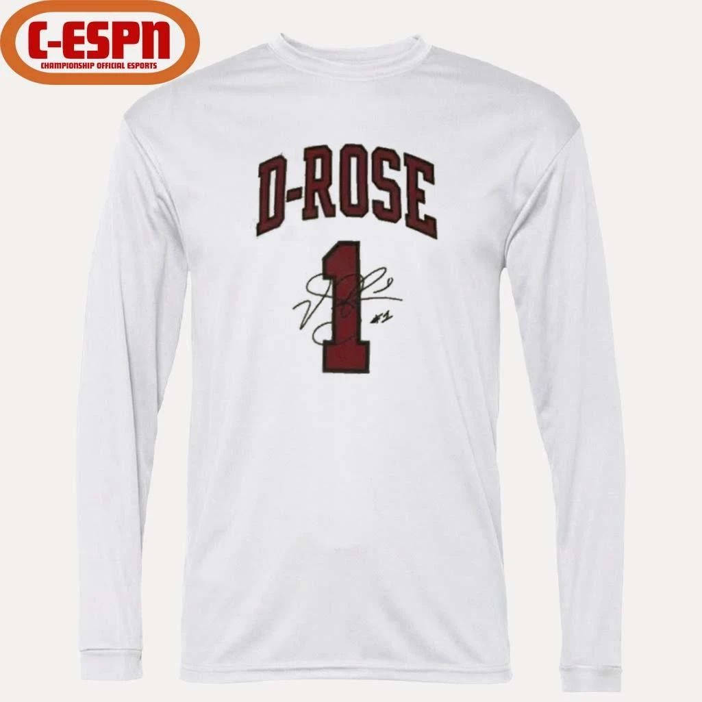 D-Rose 1 Chicago Bulls Derrick Rose Forever Signature T-Shirt