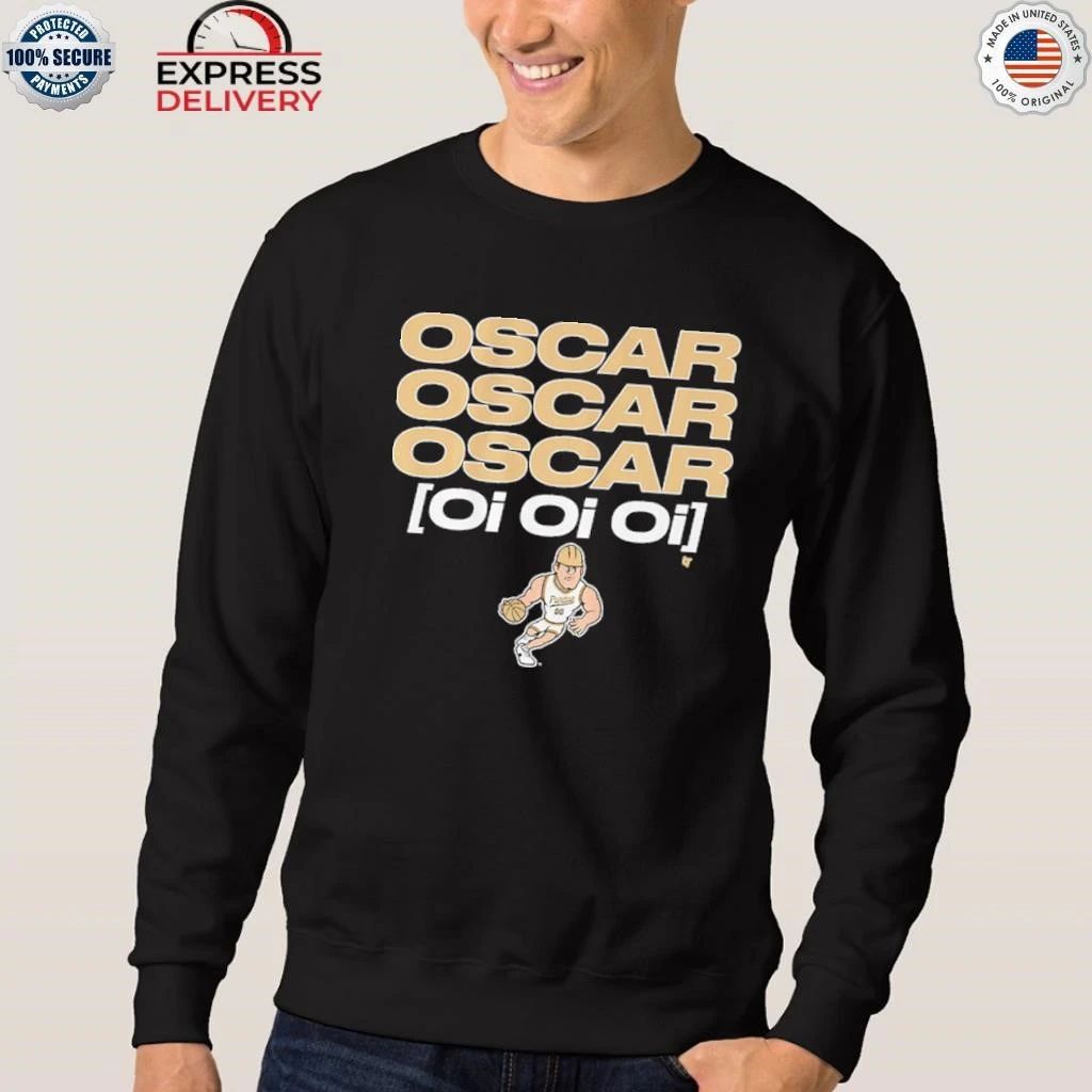 Purdue Basketball Oscar Cluff Oi Oi Oi Shirt