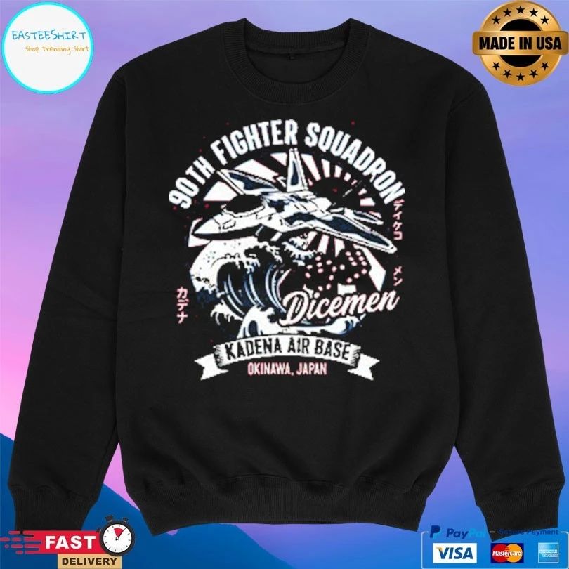 90th Fighter Squadron Dicemen Kadena Air Base Okinawa Japan T-shirt