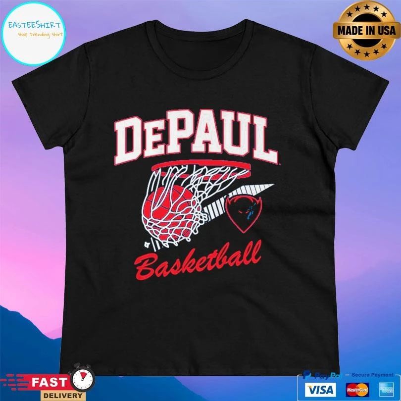 DePaul Blue Demons Throwback Basketball T-shirts