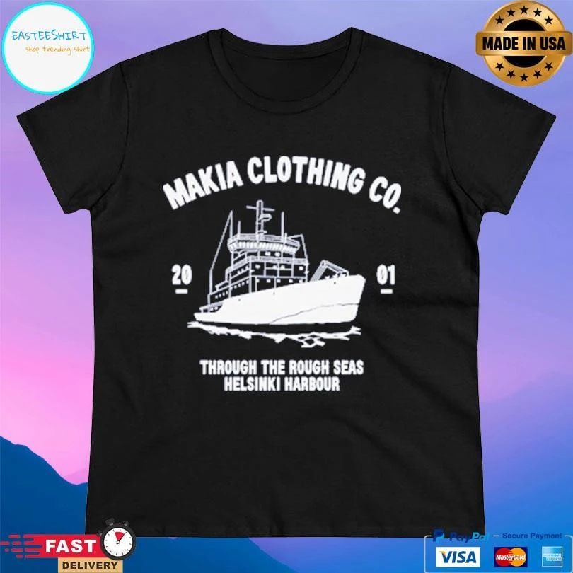 URHO Makia Clothing Co 2001 Through The Rough Seas Helsinki Harbour T-shirts