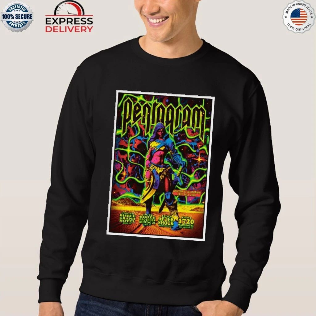 Pentagram Arizona And California Late Fall 2026 Tour Shirt