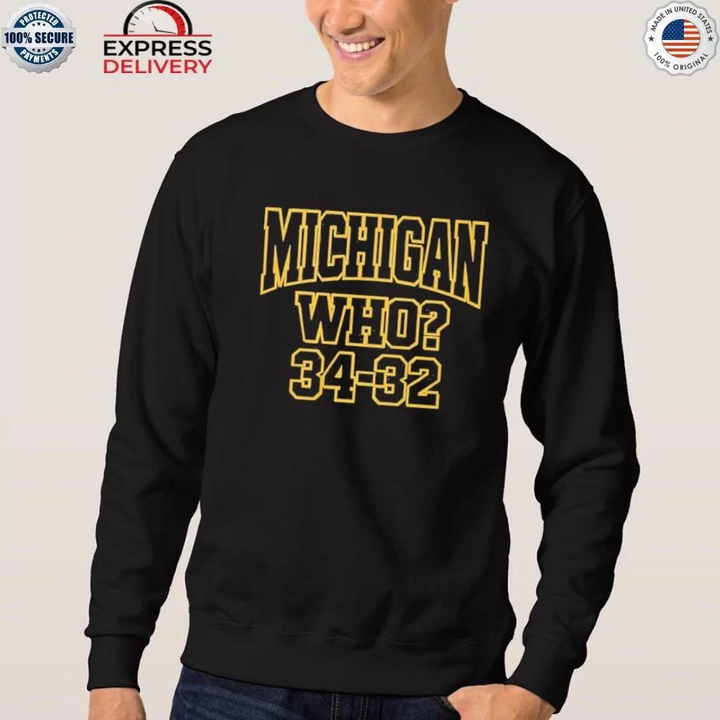 Michigan Who 34 32 Shirt