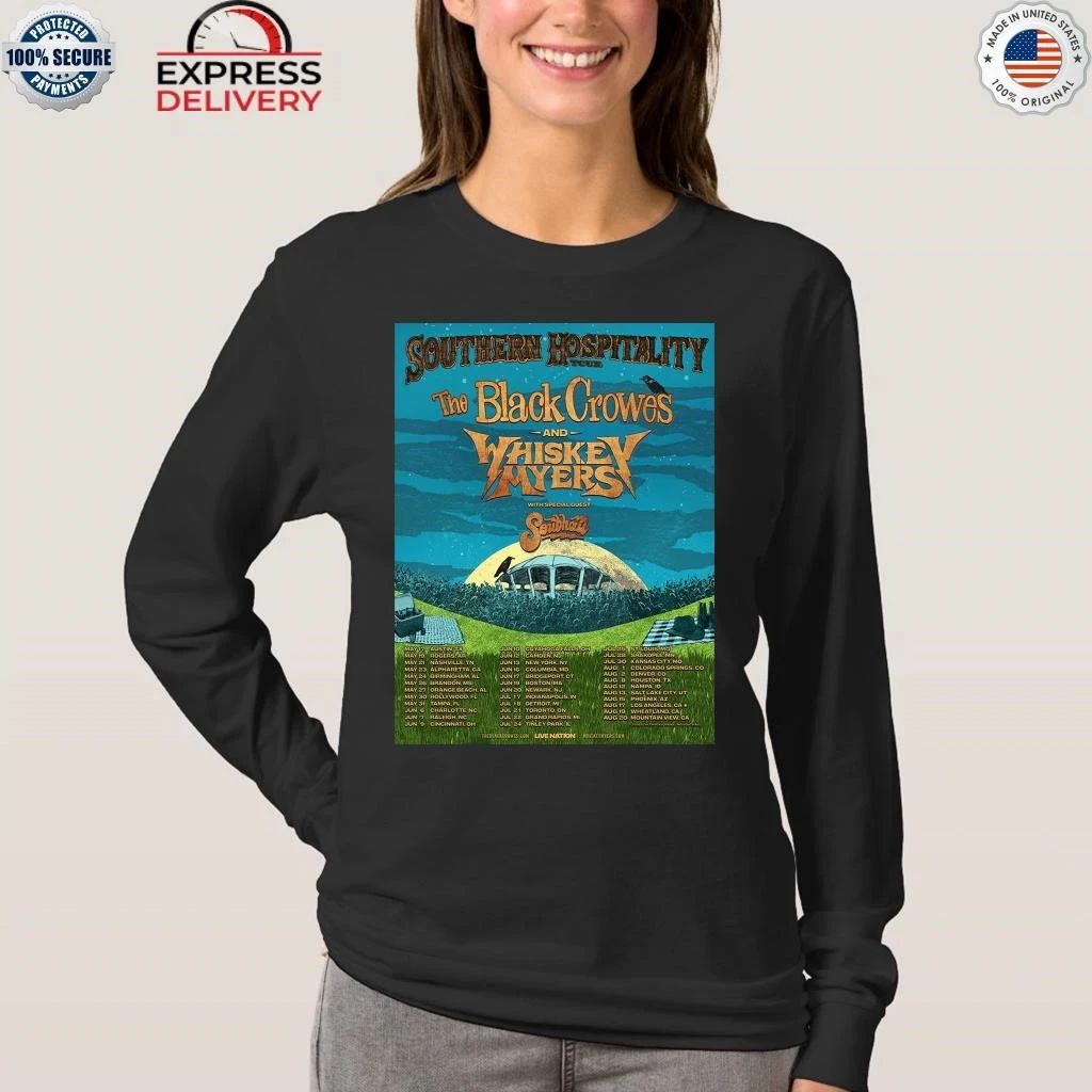 The Black Crowes And Whiskey Myers Southern Hospitality Tour 2026 North America Shirt