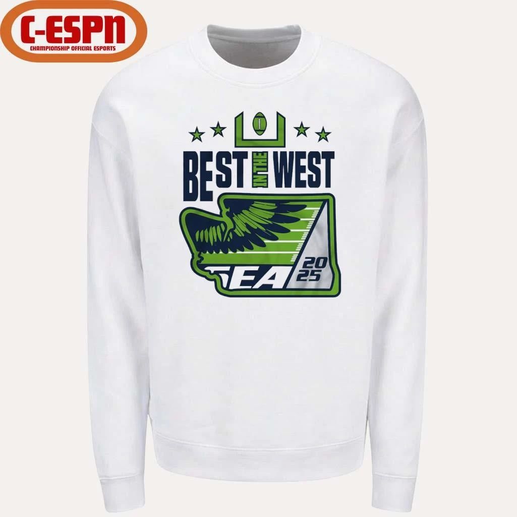 Best In the West 2025 Seattle Football T-Shirt