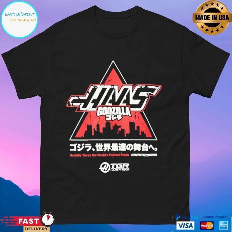 Godzilla X Haas Team Godzilla Takes The World’s Fastest Stage T-shirts
