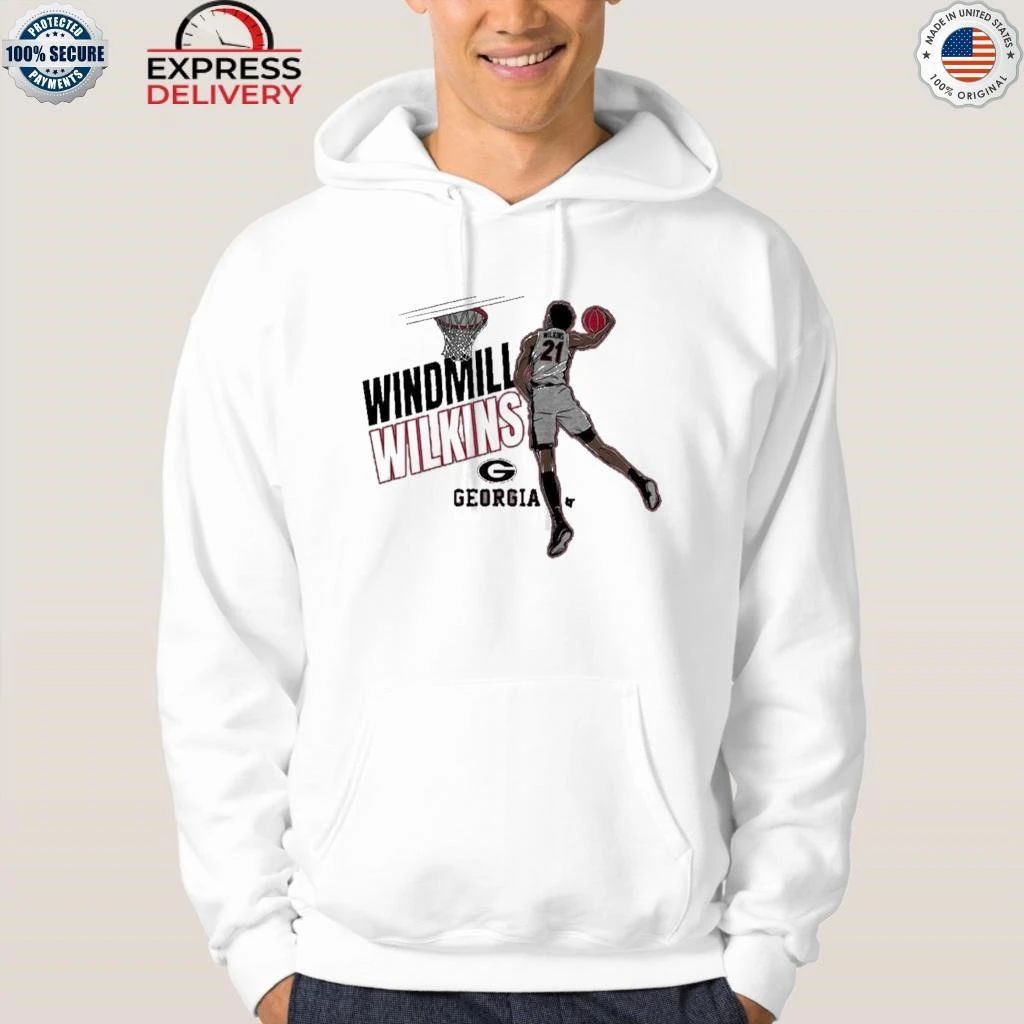 Georgia Basketball Windmill Jake Wilkins Shirt