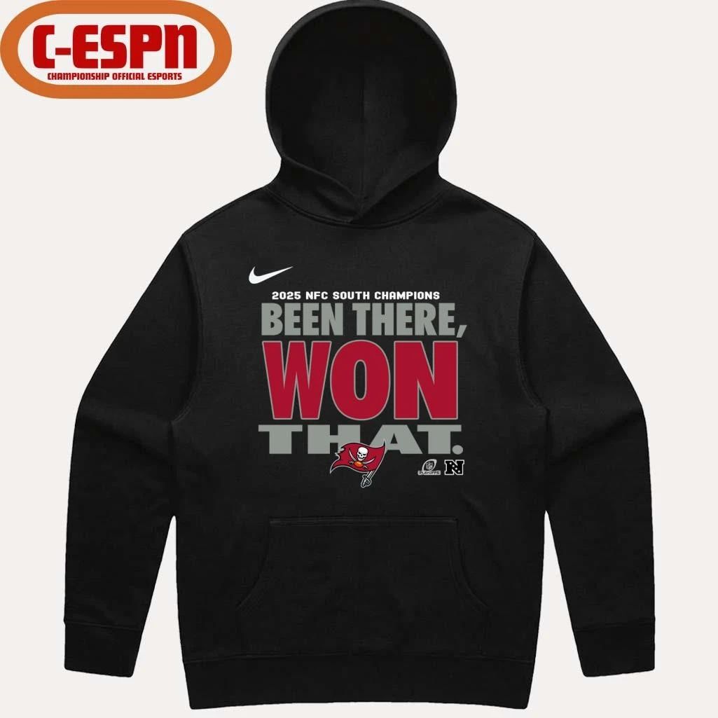 Tampa Bay Buccaneers NFC South Division Champions Locker Room T-Shirt