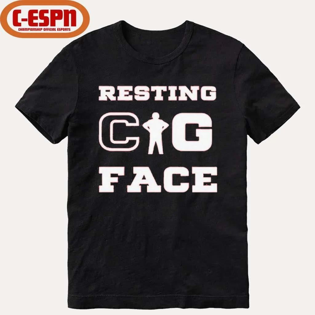 Aaron Matas Resting Cig Face T-Shirt