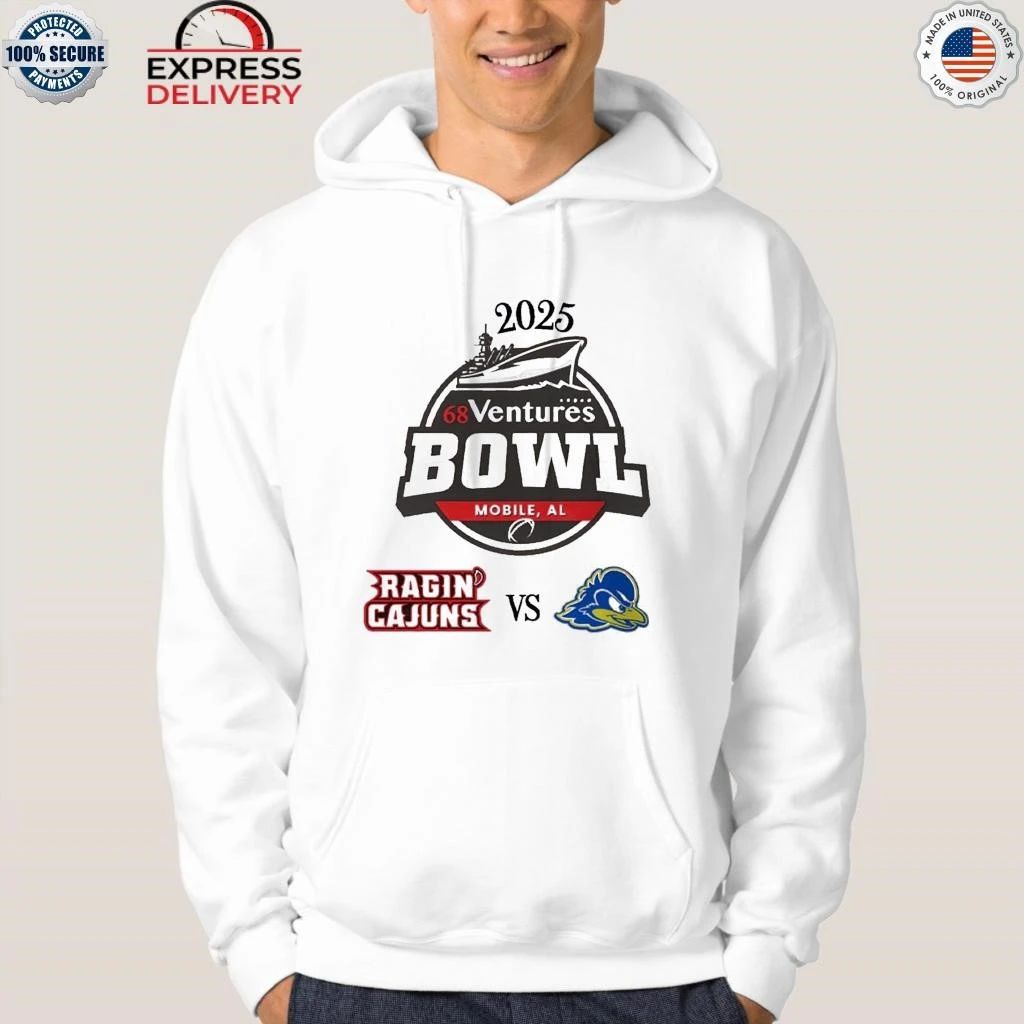 68 Ventures Bowl Matchup Louisiana Ragin Cajuns Vs Delaware Fightin Blue Hen On December 17 2025 Shirt