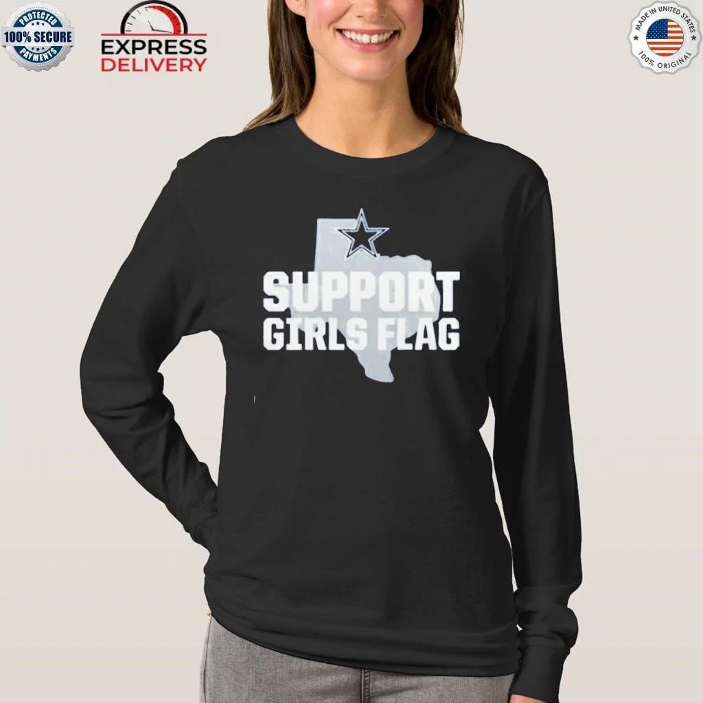 Cowboys Support Girls Flag 2025 Shirt
