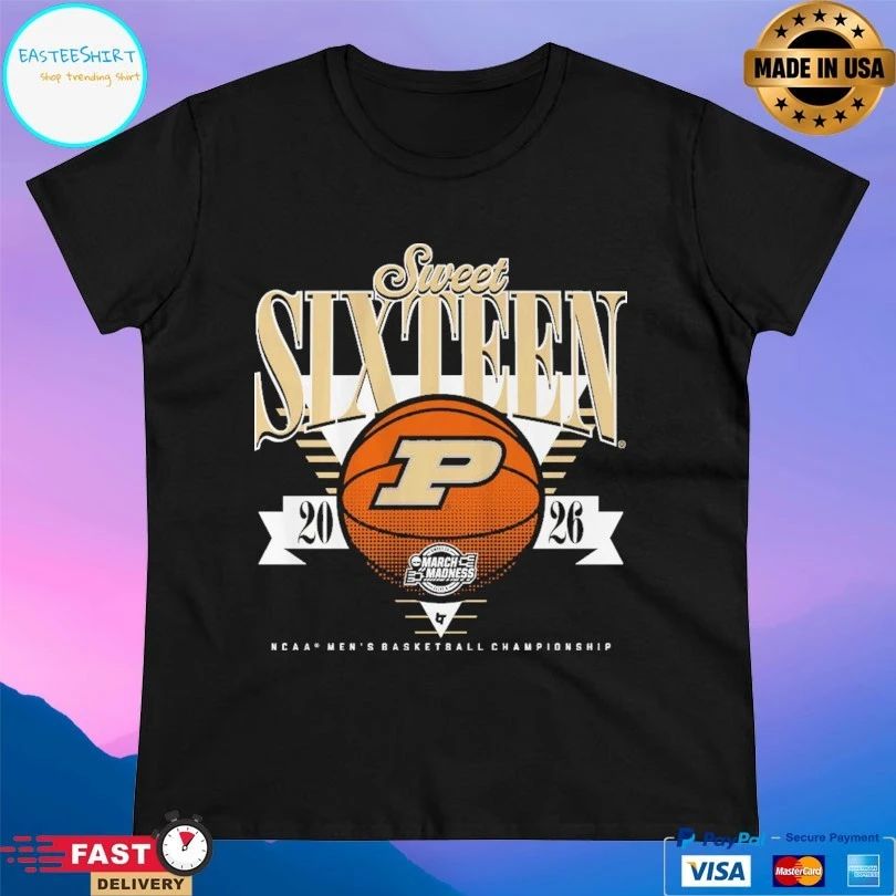 Purdue Boilermakers Mbb 2026 Sweet Sixteen March Madness Ncaa Men’s Basketball Championship T-shirt